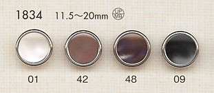 1834 優雅奢華的鈕扣，適合簡單的襯衫和夾克 大阪鈕扣（DAIYA BUTTON）
