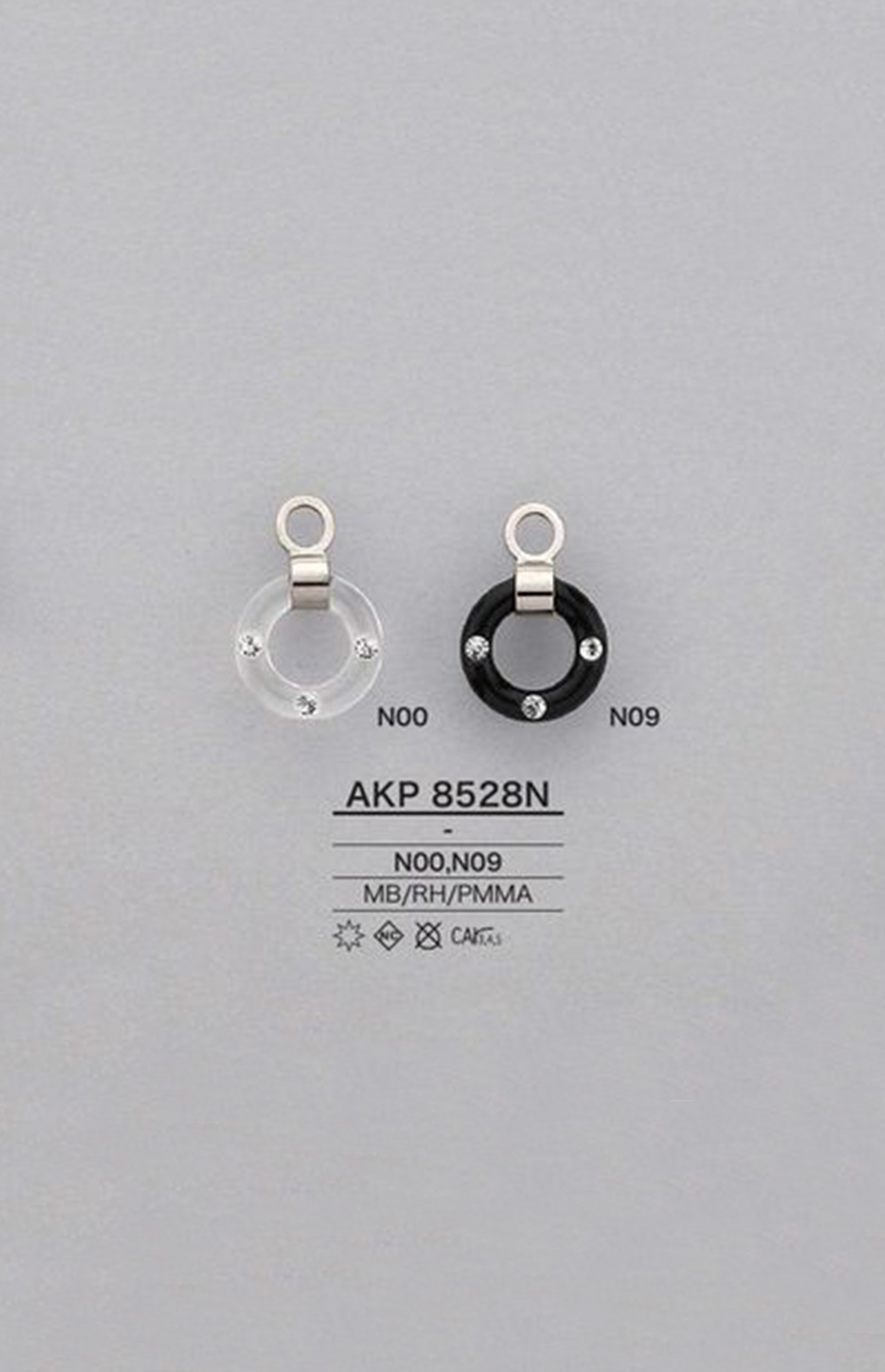 AKP8528N 拉鍊環（拉頭） 愛麗絲鈕扣