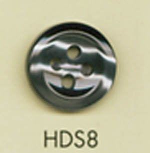 HDS8 DAIYA BUTTONS 耐衝擊 HYPER DURABLE ""系列仿貝殼狀聚酯纖維鈕扣"" 大阪鈕扣（DAIYA BUTTON）