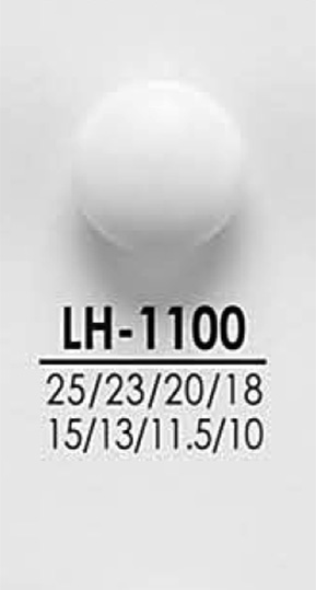 LH1100 從襯衫到大衣黑色和染色鈕扣 愛麗絲鈕扣