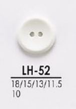 LH52 襯衫和馬球衫等輕便服裝的染色鈕扣 愛麗絲鈕扣