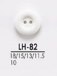 LH82 襯衫和馬球衫等輕便服裝的染色鈕扣 愛麗絲鈕扣