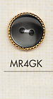 MR4GK 用於優雅襯衫的 2 孔塑膠鈕扣 大阪鈕扣（DAIYA BUTTON）