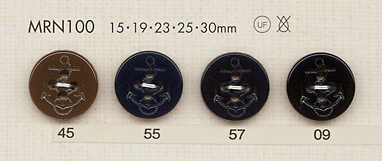MRN100 塑料 Yulia 錨圖形元素襯衫鈕扣 大阪鈕扣（DAIYA BUTTON）