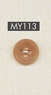 MY113 4 孔聚酯纖維鈕扣，適合簡單優雅的襯衫和襯衫 大阪鈕扣（DAIYA BUTTON）