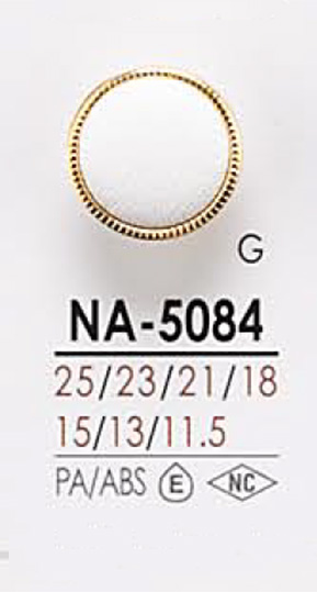 NA5084 用於染色的仿貝殼鉚釘鈕扣 愛麗絲鈕扣