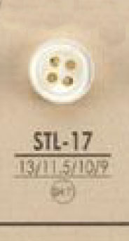 STL17 天然材質加厚4貝殼貝殼鈕扣 愛麗絲鈕扣