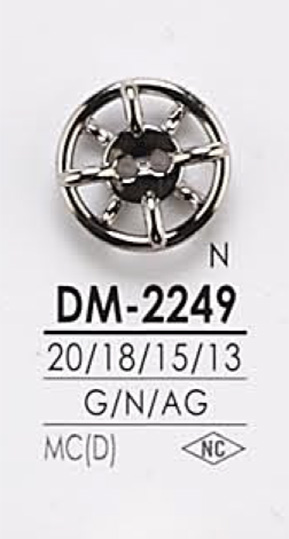 DM2249 金屬鈕扣 愛麗絲鈕扣