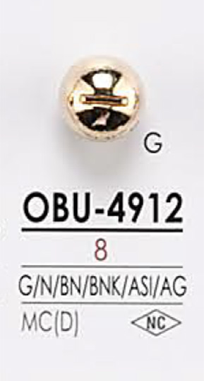 OBU4912 螺絲圖形元素金屬鈕扣 愛麗絲鈕扣