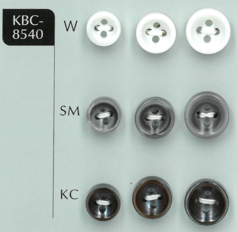 KBC-8540 4孔4MM厚貝殼鈕扣 坂本才治商店