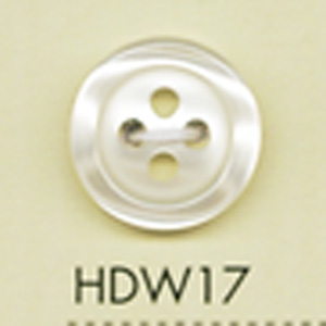 HDW17 DAIYA BUTTONS 耐衝擊 HYPER DURABLE ""系列仿貝殼狀聚酯纖維鈕扣"" 大阪鈕扣（DAIYA BUTTON）