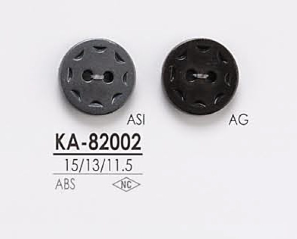 KA82002 用於夾克和西裝的 4 孔金屬鈕扣 愛麗絲鈕扣