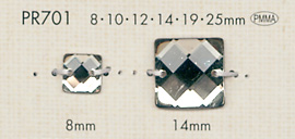 PR701 鑽石切割方形鈕扣 大阪鈕扣（DAIYA BUTTON）