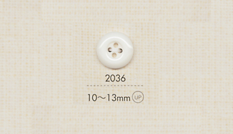 2036 DAIYA BUTTONS四孔聚酯纖維鈕扣 大阪鈕扣（DAIYA BUTTON）
