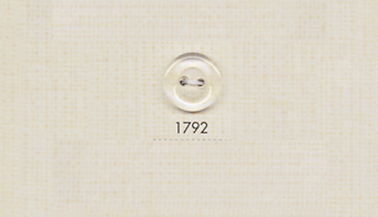 1792 DAIYA BUTTONS 2 孔聚酯纖維透明鈕扣 大阪鈕扣（DAIYA BUTTON）