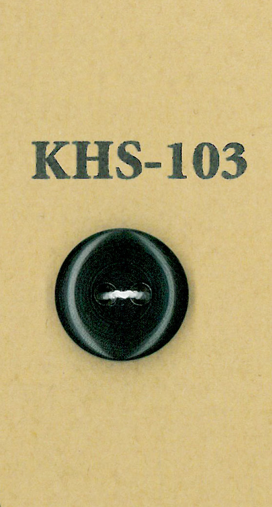 KHS-103 布法羅簡單 2 孔動物角鈕扣 幸德鈕扣