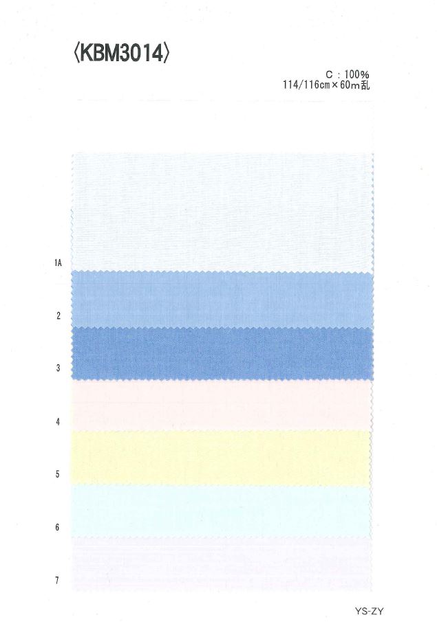 KBM3014 色織平紋布[面料] 植山織物