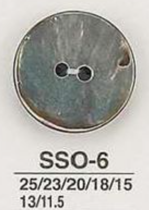SSO6 天然材料貝殼2 孔光面鈕扣 愛麗絲鈕扣