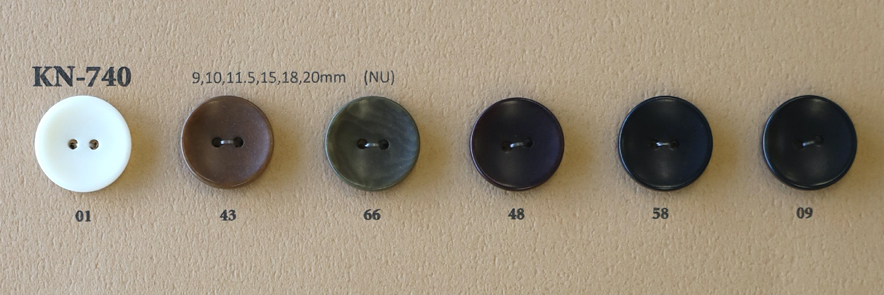 KN740 自然標記棕櫚椰殼鈕扣 幸德鈕扣