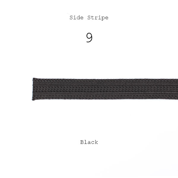 9 側條紋帶人造絲100%側條紋徽18mm寬黑色[緞帶/絲帶帶繩子] 山本（EXCY）