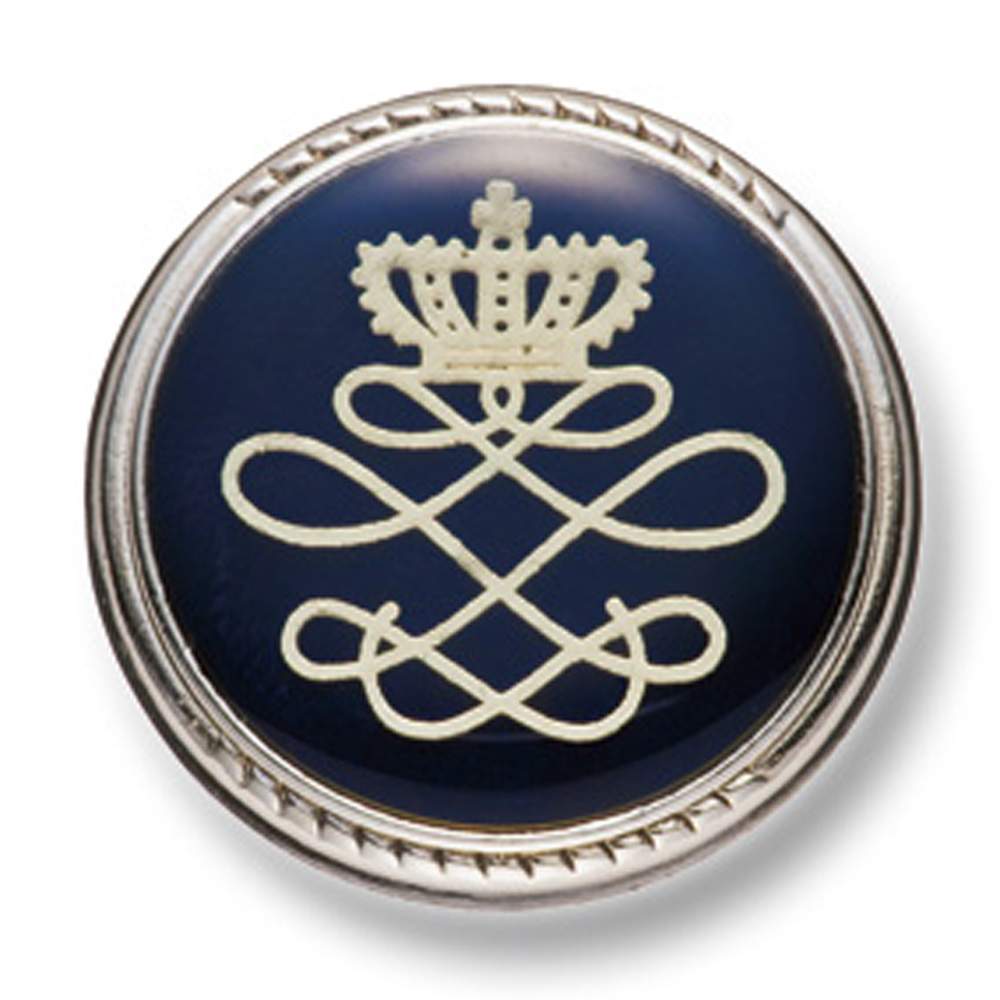 802 金屬鈕扣銀/海軍藍，適合家用西裝和夾克 山本（EXCY）