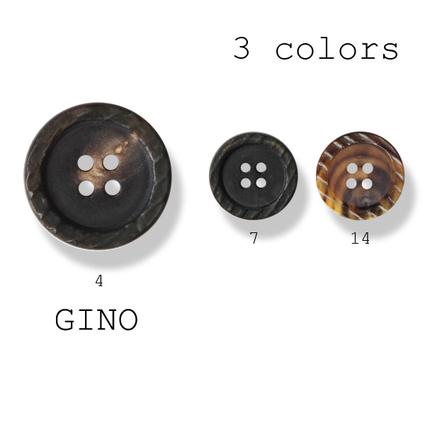 ジーノ 這款意大利製造的西裝和夾克水牛角鈕扣鈕扣 UBIC SRL