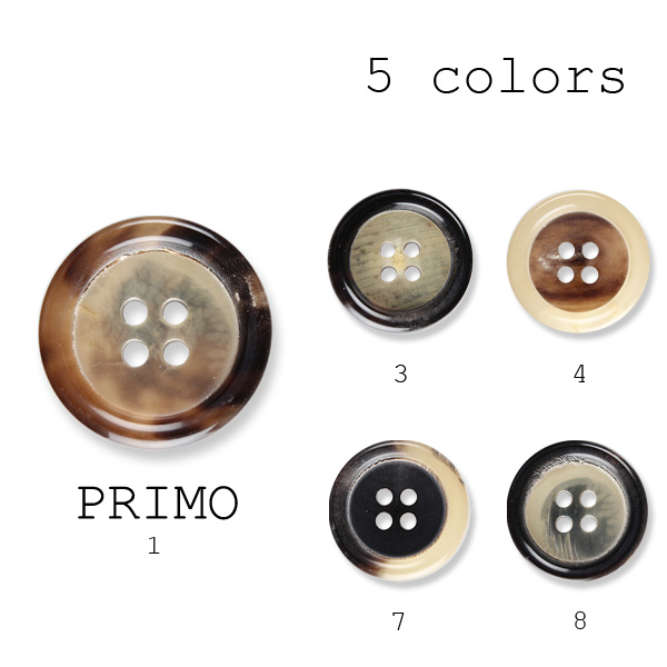 プリモ 這款意大利製造的西裝和夾克水牛角鈕扣鈕扣 UBIC SRL