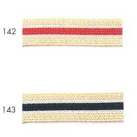 114-1207 條紋針織帶[緞帶/絲帶帶繩子] 達琳（DARIN） 更多照片