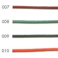 127-3 蠟繩子2mm（圓弦）[緞帶/絲帶帶繩子] 達琳（DARIN） 更多照片