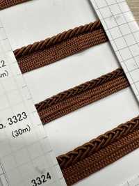 3323 聚酯纖維編織鑲邊[緞帶/絲帶帶繩子] 丸進（丸進） 更多照片