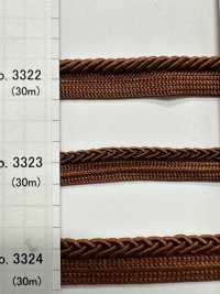 3323 聚酯纖維編織鑲邊[緞帶/絲帶帶繩子] 丸進（丸進） 更多照片