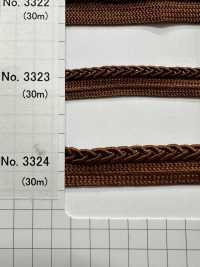 3324 聚酯纖維編織鑲邊[緞帶/絲帶帶繩子] 丸進（丸進） 更多照片