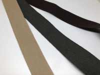 6263 棉質平紋帶（厚度1mm）[緞帶/絲帶帶繩子] 丸進（丸進） 更多照片