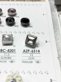 AZP6514 水晶石鈕扣 愛麗絲鈕扣 更多照片