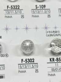 F5302 鑽石切割鈕扣 愛麗絲鈕扣 更多照片