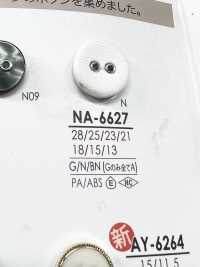 NA6627 染色用兩孔氣眼扣環[鈕扣] 愛麗絲鈕扣 更多照片