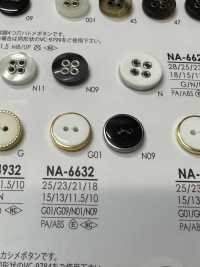 NA6634 用於染色的 4 孔鉚釘鈕扣 愛麗絲鈕扣 更多照片