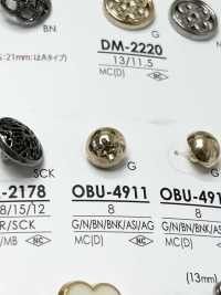 OBU4911 螺絲圖形元素金屬鈕扣 愛麗絲鈕扣 更多照片