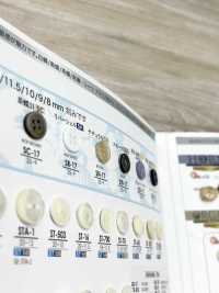 SN17 古松紐貝殼鈕扣-自然- 愛麗絲鈕扣 更多照片