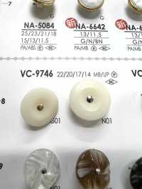 VC9746 用於染色的別針捲曲鈕扣 愛麗絲鈕扣 更多照片