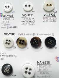 VC9800 4孔氣眼扣紐扣[鈕扣] 愛麗絲鈕扣 更多照片