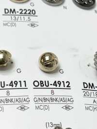 OBU4912 螺絲圖形元素金屬鈕扣 愛麗絲鈕扣 更多照片