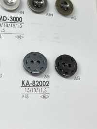 KA82002 用於夾克和西裝的 4 孔金屬鈕扣 愛麗絲鈕扣 更多照片