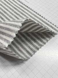 107 色織天竺平針織物棉布橫條紋[面料] VANCET 更多照片