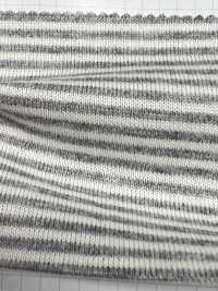 107 色織天竺平針織物棉布橫條紋[面料] VANCET 更多照片