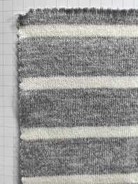 109 色織天竺平針織物棉布橫條紋[面料] VANCET 更多照片