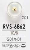 RVS6862 用於染色針捲曲色調金屬球鈕扣