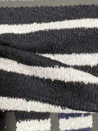 1077600 TC結子絨織物色織天竺平針織物橫條紋[面料] 瀧定名古屋 更多照片