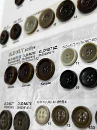 OLD-NUT6Z 用於夾克和西裝的椰殼的鈕扣 愛麗絲鈕扣 更多照片