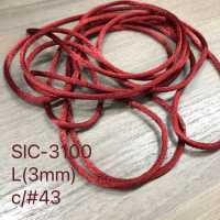SIC-3100 緞面繩子[緞帶/絲帶帶繩子] 新道良質(SIC) 更多照片